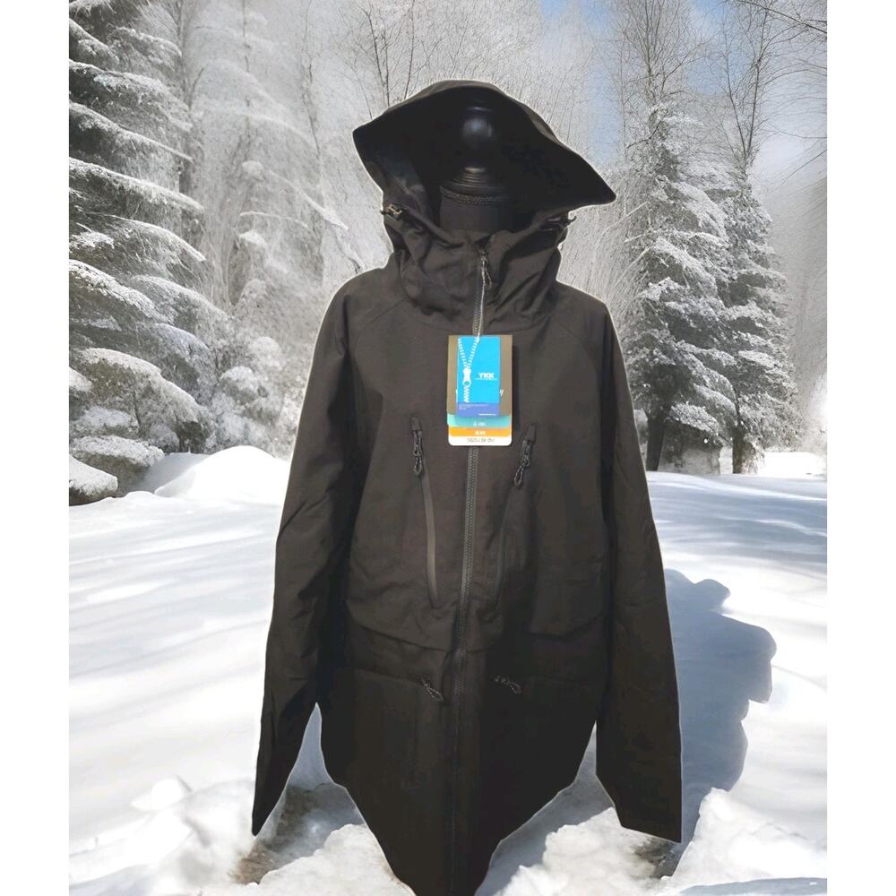 New! GSOU SNOW Unisex Baggy Snowboard, Ski Jacket Black Size 2XL $130